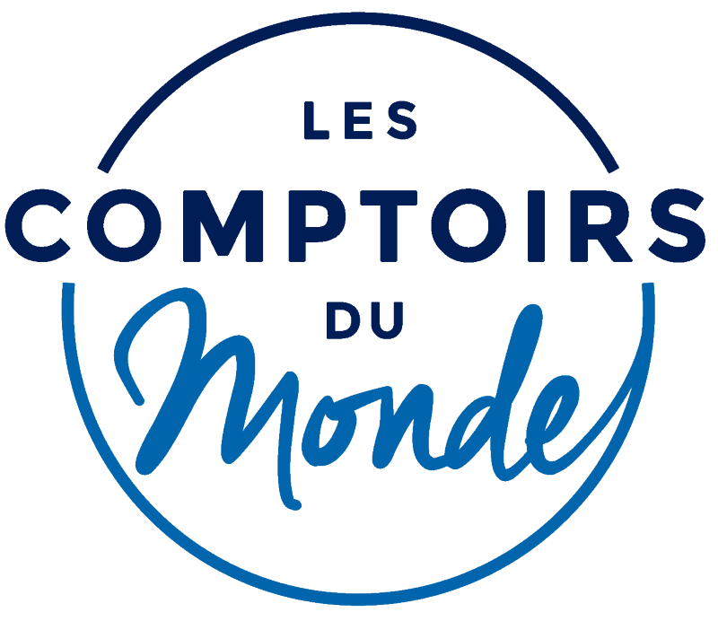 Logo Agence de voyage LES COMPTOIRS DU MONDE, pour individuels et groupes, voyage sur mesure